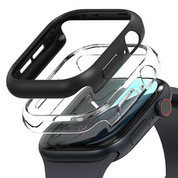 Etui Ringke Slim do Apple Watch 10/11 46MM, 2-Pack, Przezroczyste / Czarne