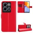 Etui z klapką do Infinix Note 30, Crazy Horse Wallet, czerwone