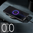 Etui z ochroną aparatu do Samsung Galaxy Note 20 Ultra, CamShield MagSafe, przezroczyste / czarne