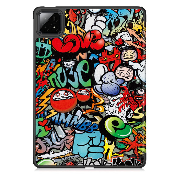 Etui do Xiaomi Pad 7 / 7 Pro, Smartcase, graffiti