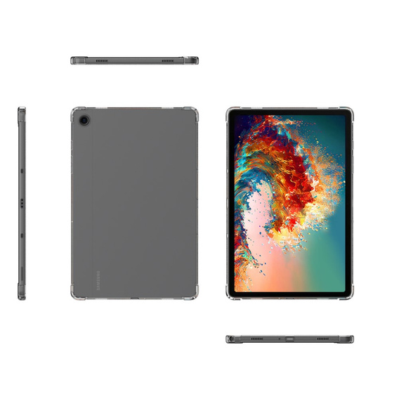 Etui do Samsung Galaxy Tab A9, Silikonowe, przezroczyste