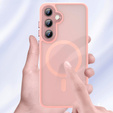 Etui do Samsung Galaxy S25 FE, do MagSafe, ERBORD Matt Case, różowe