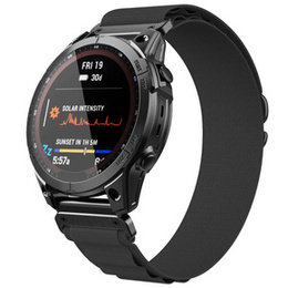 Pasek Nylonowy Quickfit do Garmin Fenix 5/6/6 PRO/7 Forerunner 965/955/945, Czarny