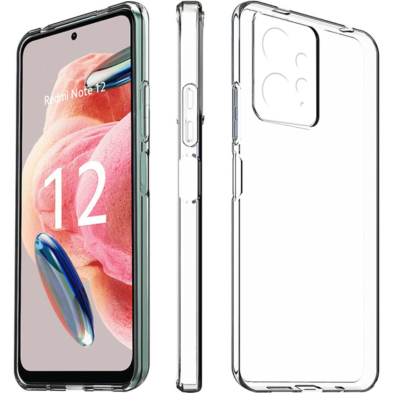 Etui cienkie do Xiaomi Redmi Note 12 4G, Slim CamShield, przezroczyste