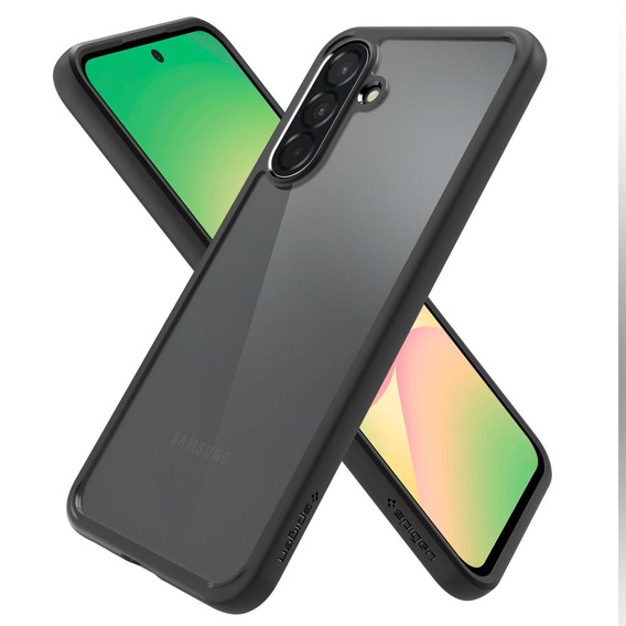 Etui Spigen do Samsung Galaxy A56 5G, Ultra Hybrid, czarne / matowe + Szkło Hartowane 9H