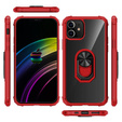 Etui Hybrid Ring do Iphone 12 Mini, Red