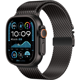 Bransoleta do Apple Watch 1/2/3/4/5/6/7/8/9/10/11/SE Ultra 1/2/3 42/44/45/46/49mm, Czarna