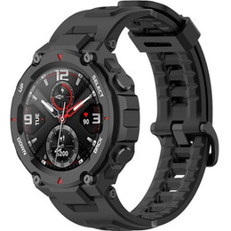 Pasek Silikonowy do Amazfit T-Rex/T-Rex PRO, Czarny