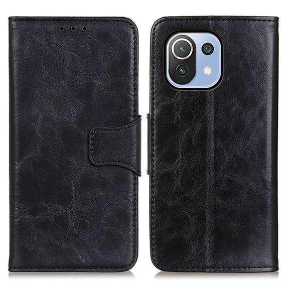 Etui z klapką do Xiaomi Mi 11 Lite / Mi 11 Lite 5G / 11 Lite 5G NE, Wallet, czarne