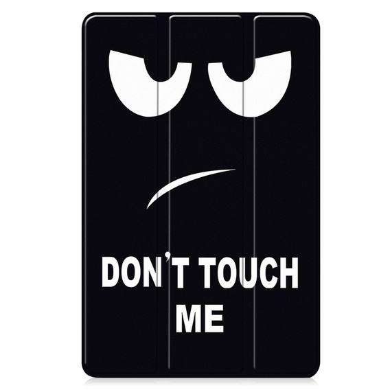 Etui z nadrukiem do Samsung Galaxy Tab S10 FE+ Plus – styl i ochrona w jednym - don't touch me