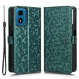 Etui z klapką do Motorola Moto G24 / G24 Power / G04, Wallet Rhombus, zielone