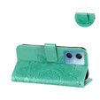 Etui z klapką do Xiaomi Redmi Note 12 5G / POCO X5 5G, Mandala, zielone