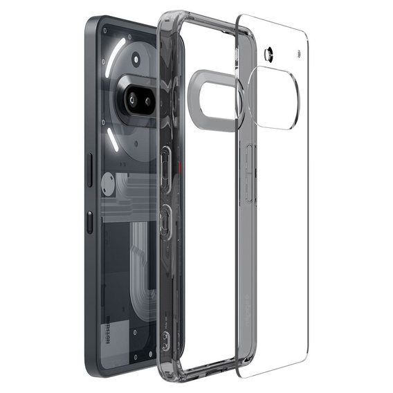 Etui Spigen do Nothing Phone 3a, Ultra Hybrid, Space Crystal, Szare