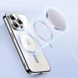 Etui do iPhone 12 Pro, Electro MagSafe, srebrne + Szkło na ekran