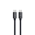 Maxlife kabel MXUC-12 USB-C – USB-C 2,0 m 100W, czarny