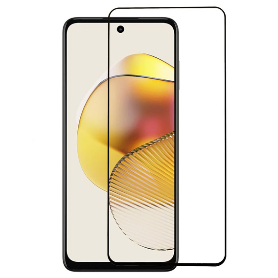 Szkło Hartowane 3D do Motorola Moto G73 5G, z czarną ramką