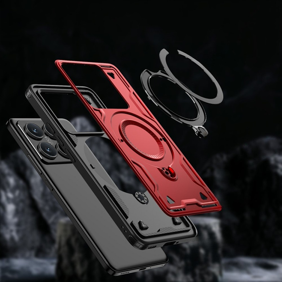 Etui do Xiaomi 14T Pro, Military MagSafe, czerwone