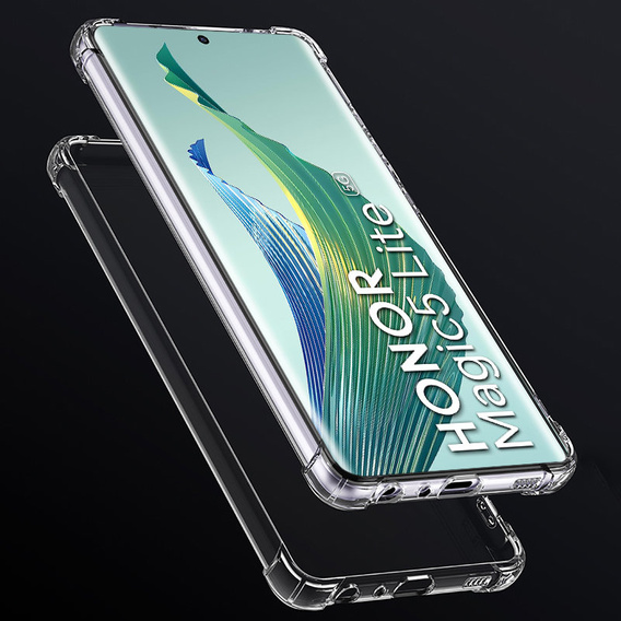 Etui do Honor Magic 5 Lite, Dropproof, Przezroczyste