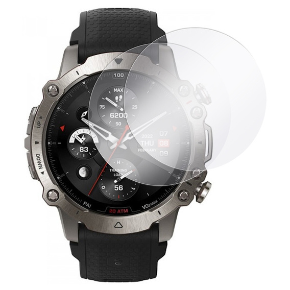 2x Szkło Hartowane ERBORD do Amazfit Falcon, Szybka
