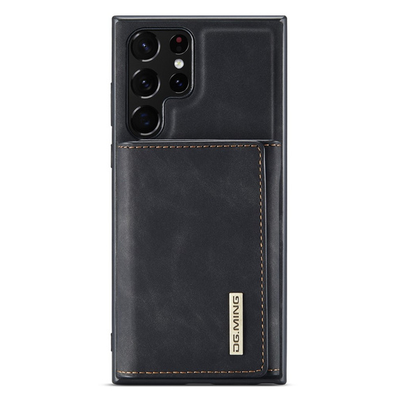 Etui do Samsung Galaxy S23 Ultra, DG.MING 2in1, czarne
