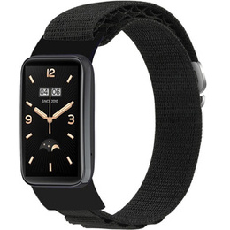 Pasek Nylonowy do Xiaomi Mi Band 7 Pro, Czarny