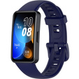 4x Pasek Silikonowy do Huawei Band 8 / Huawei Band 9 / Huawei Band 10, Czarny, Granatowy, Zielony, Niebieski