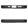Etui Spigen do iPhone 16E, Enzo Aramid MagSafe, carbon czarne + Szkło Hartowane 9H