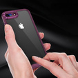 Etui do iPhone 7 Plus / 8 Plus, ERBORD Impact Guard, bordowe