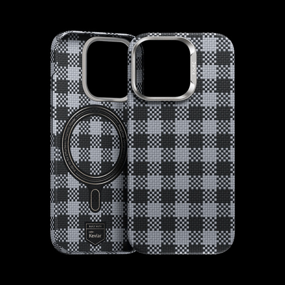 Etui BENKS Kevlar do iPhone 15 Pro, Magnetic Armor Vichy BF61, do MagSafe, czarne