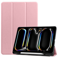 Etui do iPad Pro 11" 2024 (5 gen.), Smartcase z miejscem na rysik, różowe