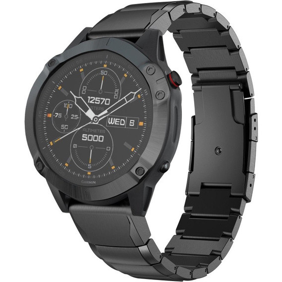 Bransoleta stalowa Quickfit 26mm do Garmin, Czarna