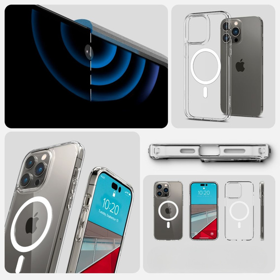 OUTLET Etui Spigen do iPhone 14 Pro, Ultra Hybrid Mag MagSafe, białe
