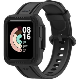 Pasek + Etui do Xiaomi Redmi Watch 2 Lite / Xiaomi Mi Watch Lite, Czarny