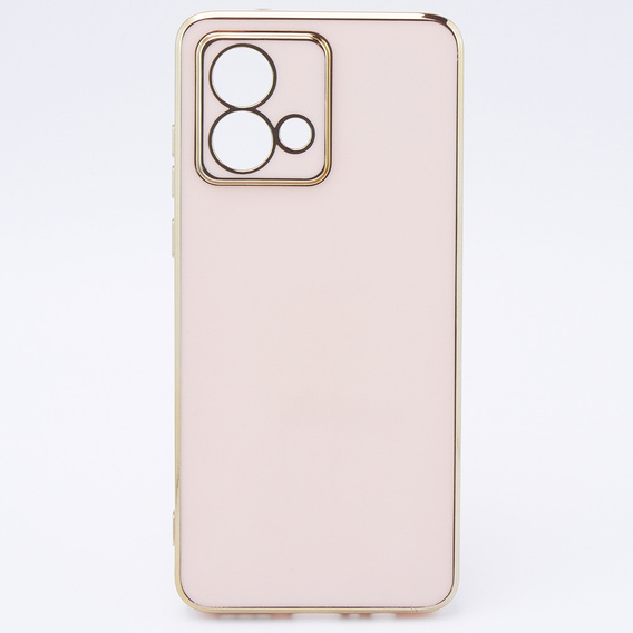 Etui do Motorola Moto G84 5G, Glamour CamShield, różowe rose gold