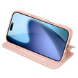 Etui z klapką Dux Ducis do iPhone 17, Skin Pro, różowe