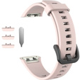 Pasek Silikonowy do Huawei Band 6 / Honor Band 6, Różowy
