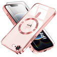 Etui do iPhone 16E, Electro MagSafe, różowe + Szkło na ekran