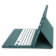 Etui z Klawiaturą Bluetooth do Samsung Galaxy Tab S10 FE+ X620 / X626B - zielone