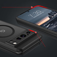 Etui do Google Pixel 8 Pro, do MagSafe, ERBORD Matt Case, czarny
