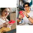 Etui do Samsung Galaxy S23 Plus, Silicone Lite, czerwone