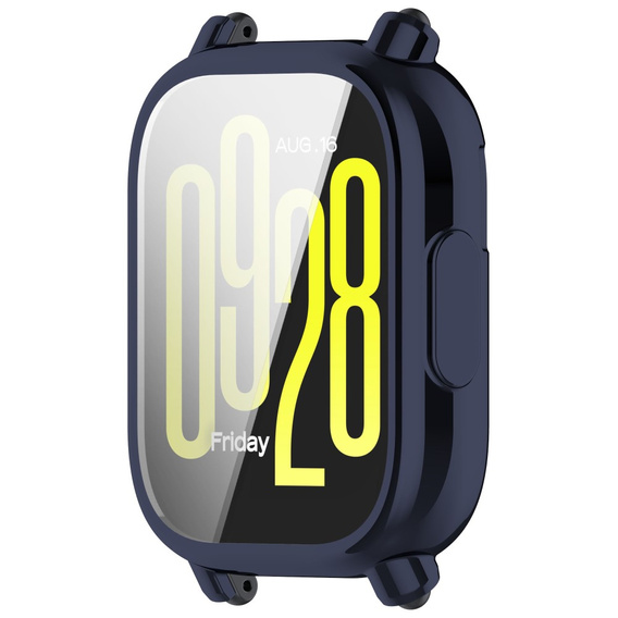 2w1 Etui z Osłoną na ekran do Xiaomi Redmi Watch 5 Lite, Granatowe