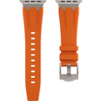 Pasek Silikonowy do Apple Watch 1/2/3/4/5/6/7/8/9/10/11/SE Ultra 1/2/3 42/44/45/46/49mm, Pomarańczowy
