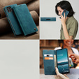 Etui CASEME do Samsung Galaxy M33 5G, Leather Wallet Case, niebieskie