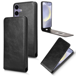 Etui z klapką do Samsung Galaxy S25, Flip, czarne