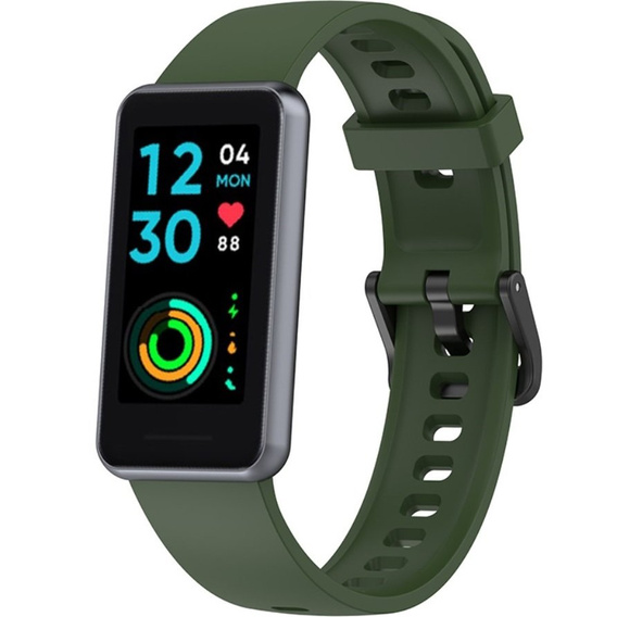 Pasek Silikonowy do Realme Band 2, Zielony