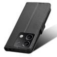 Etui z klapką do Xiaomi Redmi Note 13 5G, Wallet Smart Magnet, czarne