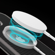 Etui R-JUST do iPhone 14 Pro, pancerne, do MagSafe, czarne