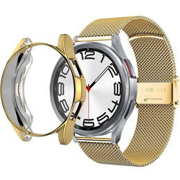 Bransoleta + Etui do Samsung Galaxy Watch 6 Classic 47mm, Złota