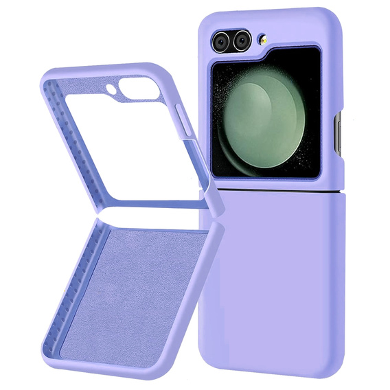 Etui Silikonowe do Samsung Galaxy Z Flip5 5G, fioletowe