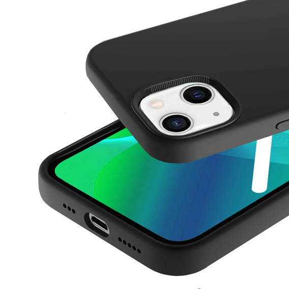 Etui do iPhone 13, Silicone Lite, czarne